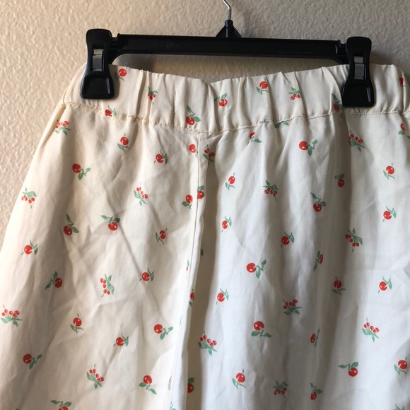 Anthropologie Feather Bone Flare Cherry Pants - Picture 5 of 8